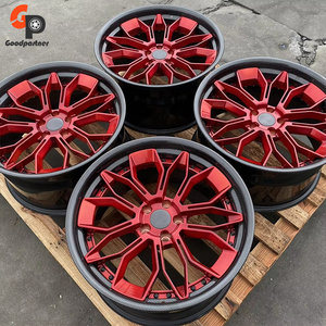 Vibrant Custom Colored Two Piece Five <b>Spoke</b> Forged Rim Carbon Fiber Barrel Alloy <b>Wheel</b> Custom PCD ET Size Stylish Auto Hub - Product Image 5
