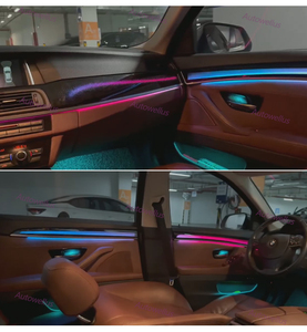Illuminazione Ambientale per Auto Symphony 64 Colori Arcobaleno per <span class=keywords><strong>BMW</strong></span> Serie 5 <span class=keywords><strong>F10</strong></span> F11 F18 2011-2017, Luci <span class=keywords><strong>LED</strong></span> per Interni Auto - Product Image 5