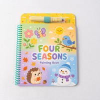 Livre à spirales personnalisé, livre de coloriage personnalisé, impression de livre d'activités de peinture et de dessin pour enfants avec papier écologique