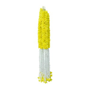 Artificial Yellow and <b>White</b> Flower Garland Decorative <b>Hanging</b> Floral Mala for Wedding Festival Temple Event Decoration - Product Image 1