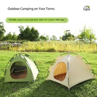 Kleines Modernes Tragbares Wasserdichtes Polyester Dreieckiges Outdoor Haustier-Zeltbett für Katzen Ganzjährig Nutzbar Camping Wohnzimmer
