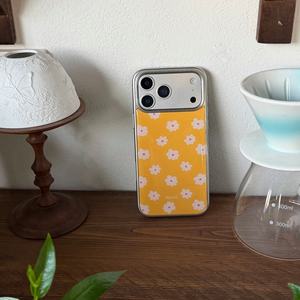 Fondale Giallo Fresco con Fiori Bianchi, Adatto per Cover <span class=keywords><strong>iPhone</strong></span> 17, Apple <span class=keywords><strong>iPhone</strong></span> 16 Semplice 15 Alla Moda 14 - Product Image 6