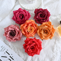 Meistverkaufte 10cm Künstliche Seidenrosen-Blütenköpfe Modern für DIY Heimdekoration für Hochzeit Feiertag Wanddekoration Valentinstag