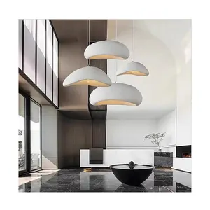 Luxury Resin Pendant Lights Living Room Chandelier Lift Wabi-sabi Japanese-style Pendant Light Living Room Restaurant Lamp