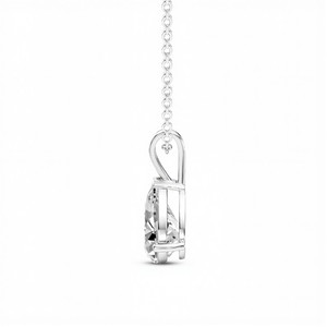 Collar con Colgante de Diamante Creado en Laboratorio para Mujer, Claridad VVS VS, Color EF, Plata de Ley 925, Joyería de Lujo, Moda, Boda - Product Image 4