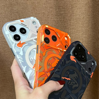 Coque de téléphone anti-chute haut de gamme personnalisée en usine, effet mat graffiti, avec boutons métalliques pour iPhone 18 17 16 Pro Max – Vente chaude