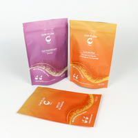 Aangepaste Print Mylar Zakken Hersluitbare Standaard Zakje Voor Droge Vruchten Noten Snack Voedsel En Melk Geur Proof Emballage