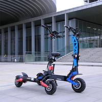 Sport-Elektroroller 60V 40Ah 11-Zoll-Reifen Hydraulische Bremse Faltbar Mit Sitz 25 km/h Für Erwachsene Pendler Tägliches Fahren EU USA UK