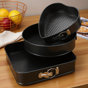 ชุดแม่พิมพ์อบขนมไม่ติดกระทะ Myrva 3 ชิ้น ทำจากอลูมิเนียมอัลลอยด์เคลือบ PTFE ใช้กับเครื่องล้างจานได้ มีหลายรูปทรงสำหรับการอบขนมที่บ้าน - Product Image 2