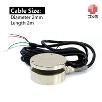 Capteur de tension et de compression à diaphragme plat 50 kg-10T, transducteur de cellule de charge de force à plateau rond miniature