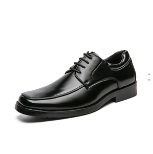 Chaussures marron à bout pointu avec lacets, semelle extérieure en caoutchouc antidérapante, semelle intermédiaire en TPU, tige en tricot, adaptées à toutes les saisons - Product Image 3