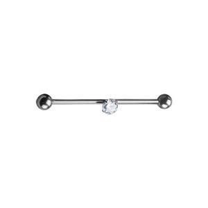 Trèfle Titane <span class=keywords><strong>Piercing</strong></span> Bijoux F136 Longue Tige Oreille Goujons G23 CZ Zircon Oreille Pont <span class=keywords><strong>Piercing</strong></span> Goujons Unique Mode Corps Bijoux - Product Image 2