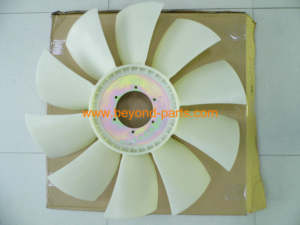 Piezas de repuesto para excavadora 320D, ventilador de motor, 6 agujeros, 10 hojas, 127mm - Product Image 2