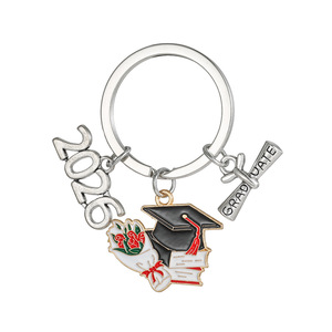 2026 <b>Graduation</b> Keychain Zinc Alloy Pendant Student Gift Classmates Teacher Day <b>Present</b> - Product Image 3