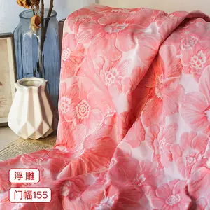 fashional wedding dress new style floral brocade woven metallic dress jacquard fabric for garments and home textile