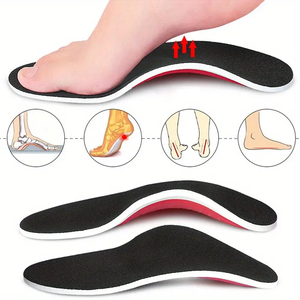 Semelles orthopédiques pour fasciite plantaire, en mousse à mémoire de forme EVA, avec soutien de la voûte plantaire, pour femmes et hommes - Product Image 5