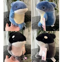 Pendentifs en peluche Série Marine : Dauphin, Requin, Phoque – Jouets en peluche, Breloques pour sacs, Compagnons de bureau, Adorables figurines, Ornements en peluche