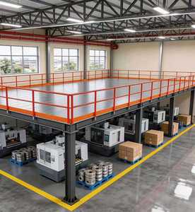 Étagères de mezzanine multi-niveaux à charge légère/moyenne pour entrepôt, personnalisées pour le picking de cartons - Product Image 1