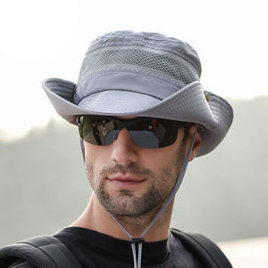 Vente en gros de chapeau seau de soleil pour hommes et femmes à large bord UPF 50 + chapeaux de pêche et de plage seau - Product Image 5
