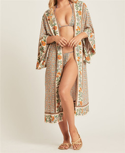 OEM 2022 imprimé bohème été vêtements <span class=keywords><strong>de</strong></span> <span class=keywords><strong>plage</strong></span> Bikini robe portefeuille <span class=keywords><strong>tunique</strong></span> 3 pièces <span class=keywords><strong>plage</strong></span> couverture robe maillots <span class=keywords><strong>de</strong></span> bain Bikini ensemble - Product Image 3