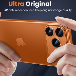 Vũ Trụ Cam 3D Kim Loại HD Máy Ảnh Bảo Vệ Màn Hình Cho iPhone 17 Pro Max 17 Pro 17 Không Khí 17 Rõ Ràng Tempered Glass Màu Sắc Ban Đầu - Product Image 4