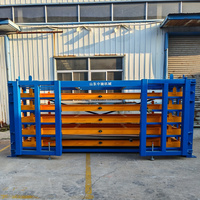 Étagère de stockage industrielle multi-niveaux en acier robuste, structure anti-rouille, revêtement en poudre, pour l'inventaire d'atelier