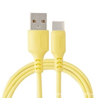 Kabel Pengisi Daya Micro-USB 1m dengan Konduktor Tembaga Berlapis Timah Warna Macaron 2A, Selubung PVC, Harga Pabrik, untuk Kamera & Komputer