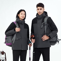 Veste Softshell 3-en-1 Imperméable Coupe-Vent Épaisse Personnalisable Unisexe pour Randonnée et Camping – Approvisionnement Direct Usine