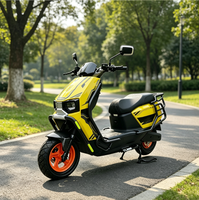 Heavy Duty Brushless Streetbikes Electric Motorcycle 2000W 72V Lithium Battery 40-60km/h Speed Rear Cargo Rack