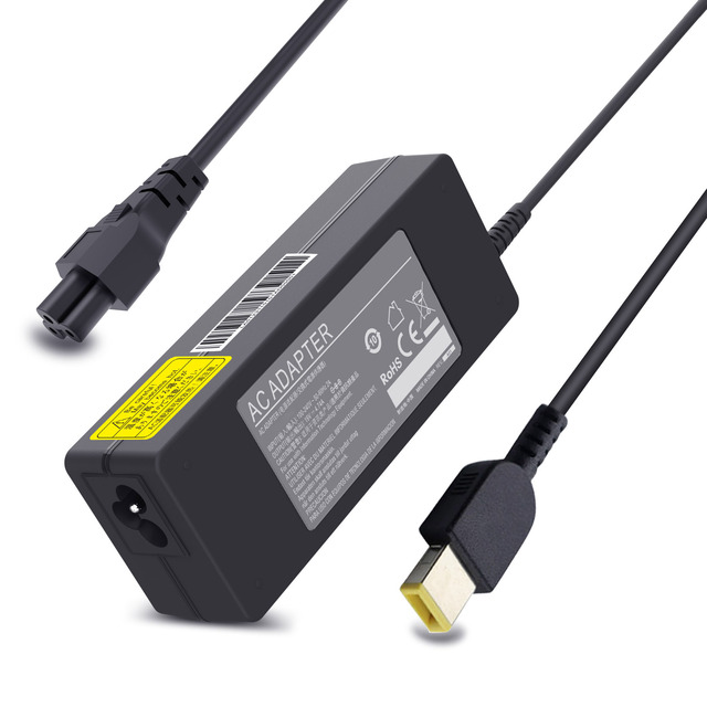 90W for Lenovo ThinkPad AC Power Adapter Laptop Charger Slim USB Tip 19.5V 4.74A