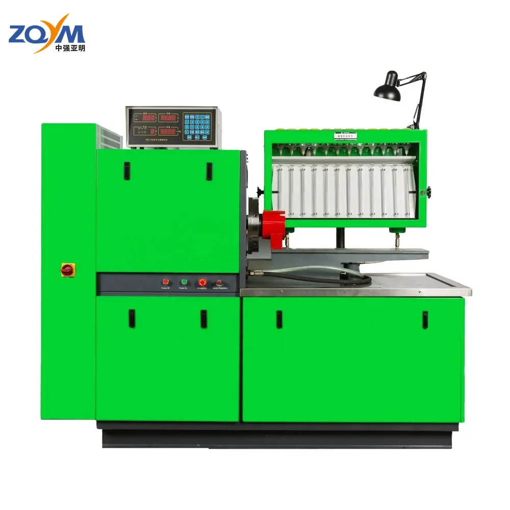 Soporte de prueba de inyección de inyector diésel de combustible de motor automático, máquina de calibración de bomba mecánica de 12 cilindros, convencional