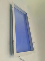 Panneau lumineux carré de ciel bleu, panneau de plafond monté en Surface, lucarne artificielle de ciel LED, panneau lumineux