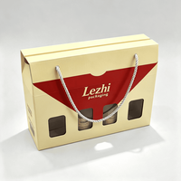 Boîte à poignée recyclable, réutilisable, écologique, personnalisable en couleurs, tailles et logos pour l'emballage des boissons gazeuses et énergisantes