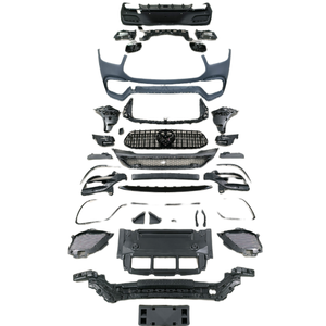 Nouveaux pare-chocs avant et arrière, lèvre arrière à gorge arrière GLE53 coupé calandre à rayures verticales GT pour <span class=keywords><strong>Mercedes</strong></span> Benz <span class=keywords><strong>GLE</strong></span> à GLE63sAMG - Product Image 1