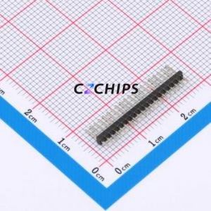 A127UP-ZD20P Pin Header Through hole Component (THT),P=1.27mm Connector 1x20P 1.27mm Pin Header Single Row - Product Image 1