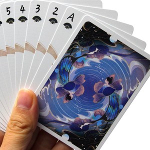 Giấy Lõi Đen Đức Chất Lượng Tốt Nhất Thẻ Bài Chỉ Số Thông Thường Hoàn Thiện Bằng Vải Lanh Ace - Product Image 3