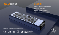 Haute PFC Led Strip Light LED Driver 200W Ce Rohs Alimentation Led Driver Dc 12v 24v 48v IP20 5 ans de garantie