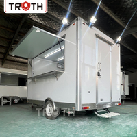 Camion de restauration rapide mobile professionnel Truth en promotion, entièrement équipé pour hot-dogs et pizzas, avec équipement de cuisine