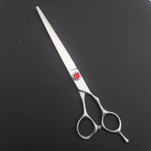 맞춤형 로고 7.5인치 초장형 애완동물 미용 가위 & 이발 가위 VG10 일본산 강철 절단 가위 - Product Image 1