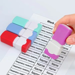 Mini Sello Rectangular Preentintado de Bolsillo, Sello Autoentintable de Plástico Ligero de 12g <span class=keywords><strong>para</strong></span> Uso Promocional en Oficinas y Negocios - Product Image 5