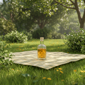 Bouteille en verre pour spiritueux, whisky, vodka, <span class=keywords><strong>gin</strong></span>, rhum, liqueur, 500 ml, 750 ml, avec bouchons en bois - Product Image 3