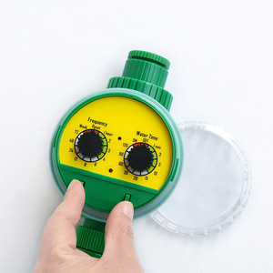 Qingge Automatic Watering <b>Timer</b> Green Plastic Drip Irrigation Controller For Garden Use With Dual Dip <b>Switch</b> - Product Image 3
