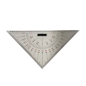 IMPA code 371008 Nautical triangle 300mm,Nautical Triangular Rule 2pcs/Set,Range-measuring triangle
