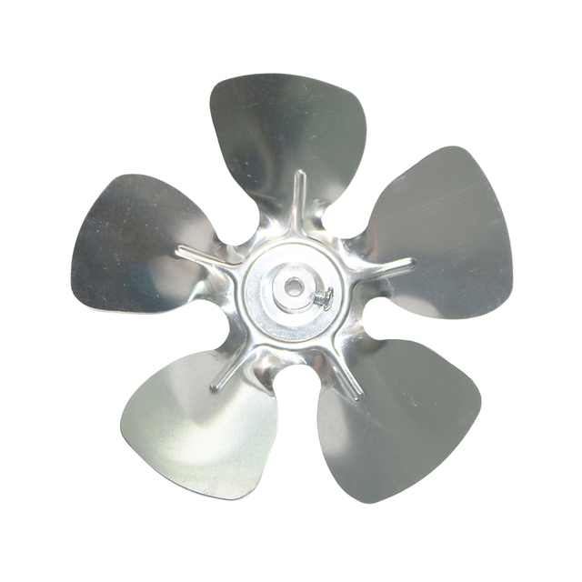 7" Aluminum Alloy Silver Fan Blade 0.8mm Thickness CE ROHS Certified 1 Year Warranty for Air Conditioning Terminals