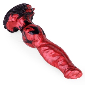 388g Animal Dog Knot <b>Dildo</b> With Suction Cup Anal Plug Sex Toys for Woman Man G-spot Massage Dropshipping Silicone Sex Products - Product Image 4