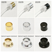 Flacon de parfum en verre carré de 1/1,3/3,3 OZ avec bouchon en métal, flacon de parfum vide pour Cologne, Eau de Parfum, emballage OEM ODM