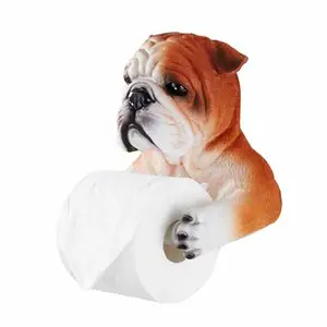 Hars Pug Hond Keuken Papierrol Tissue Houders Badkamer Dier Vormige Toliet Papier Tissue Houder