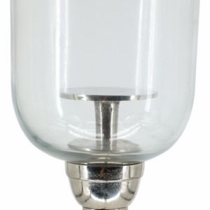 Glass <b>Hurricane</b> <b>Candle</b> Holder Tall Pillar Taper Candlestick For Home Decor Table - Product Image 5