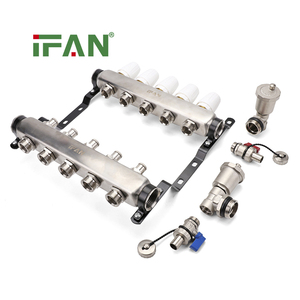 Materiales de Plomería IFAN, Sistema de Calefacción por Suelo Radiante, Tubería <span class=keywords><strong>Multicapa</strong></span> Pexalpex, <span class=keywords><strong>Colector</strong></span> de Latón con Control Manual por Compartimentos - Product Image 5