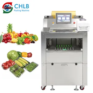 Machine d'emballage des aliments avec film collant multifonctionnel, pour poulet, frozen, appareil d'emballage des fruits et légumes, à la mode, nouveau produit